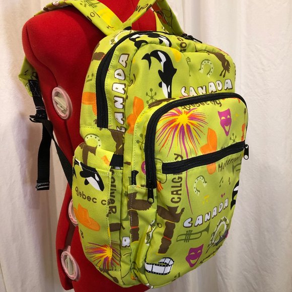 Handmade Canada Backpack with Brown Lining - Picture 2 of 4